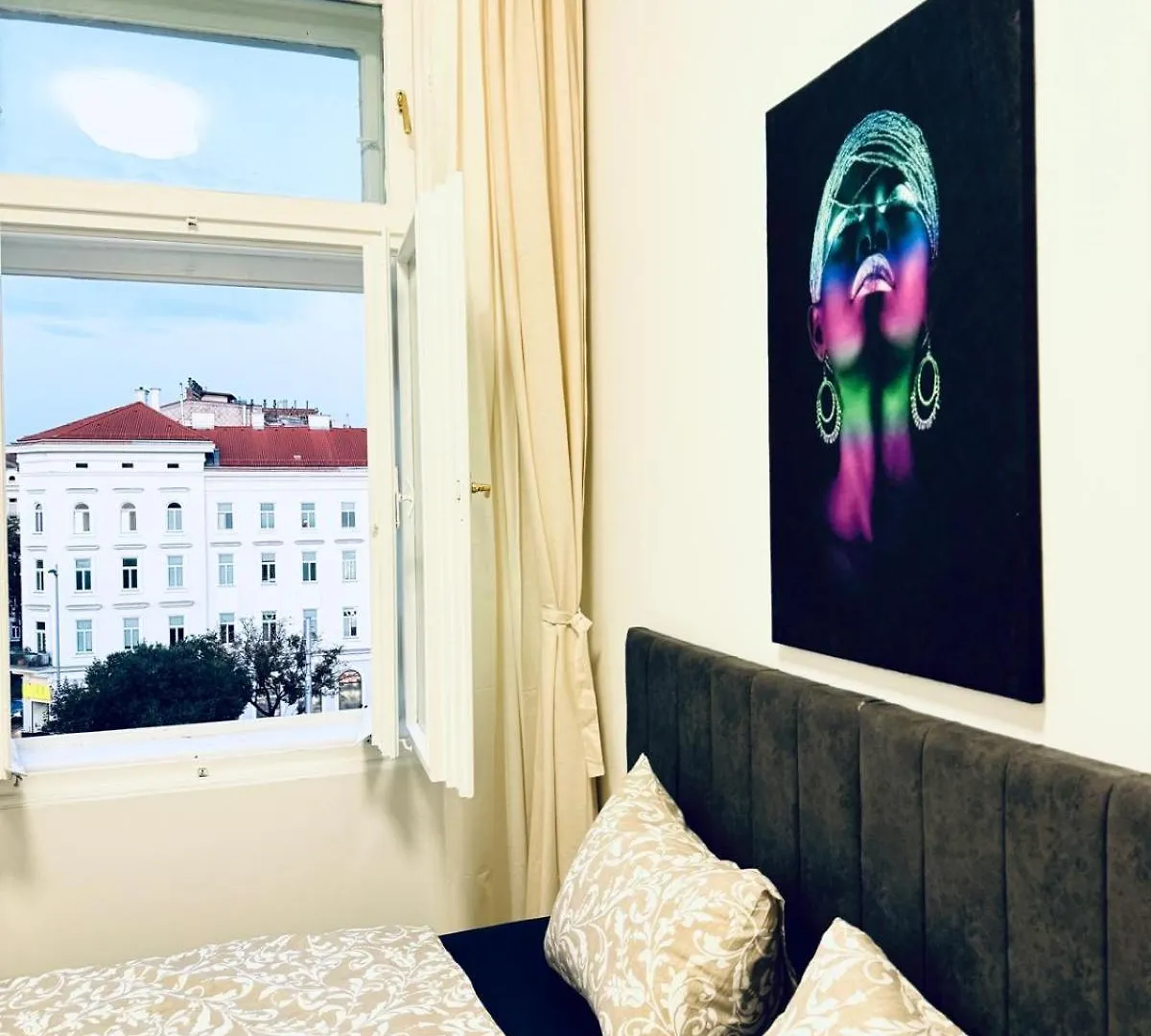4Br Shared Apt With City View Only 7- Min To Westbahnhof Vienna 0*,
